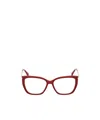 Max Mara Full Frame Plain Mirror In Red