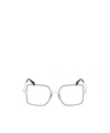 Max Mara Logo Plain Glasses In Gray