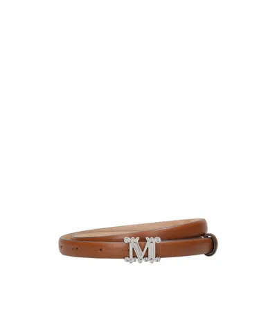 Max Mara Logo Plaque Belt