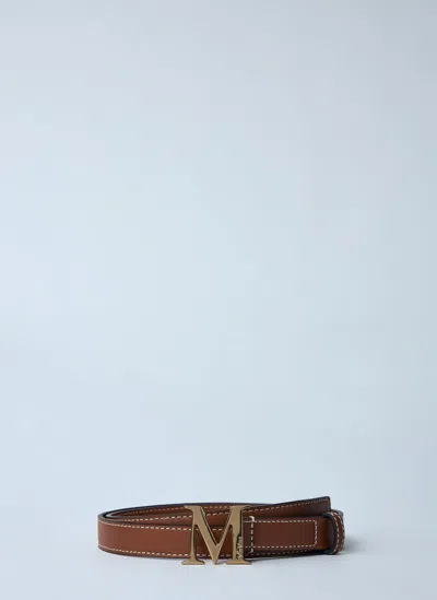 MAX MARA LOGO PLAQUE BELT