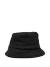 Max Mara Logo-plaque Bucket Hat In Black