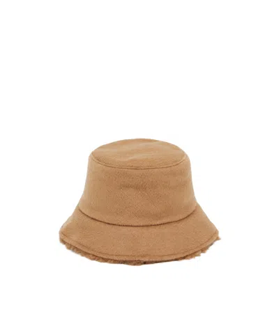 MAX MARA MAX MARA LOGO PLAQUE BUCKET HAT