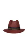 Max Mara Logo Plaque Hat In Brown