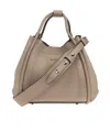 Max Mara Logo Plaque Top Handle Bag In Nude