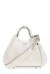 Max Mara Logo Plaque Top Handle Bag In White