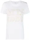 Max Mara Logo-print Cotton T-shirt In White