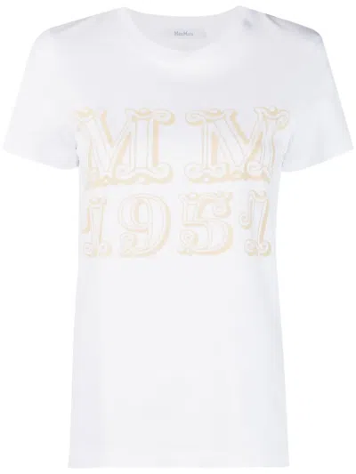 MAX MARA LOGO-PRINT COTTON T-SHIRT