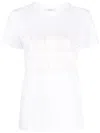 Max Mara Logo-print Short-sleeve Cotton T-shirt In White