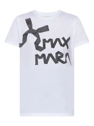 Max Mara Logo-print T-shirt In White