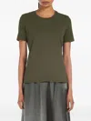 Max Mara Logo-print T-shirt In Green