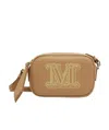 Max Mara Logo Printed Mini Shoulder Bag In Brown