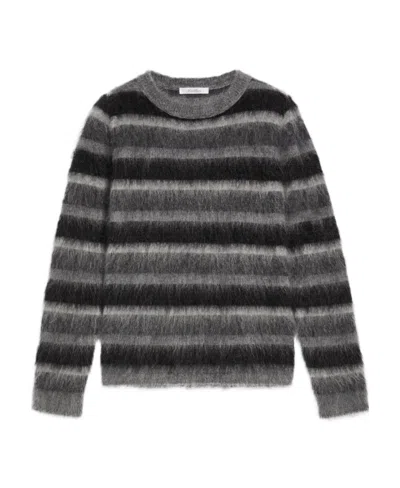 Max Mara Logo Pullover In Black