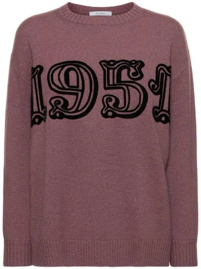 Max Mara Logo Round-neck Sweater