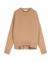 Max Mara Irlanda Oversized Wool And Cashmere Sweater In Nude