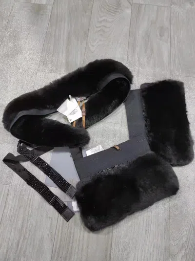 Max Mara Logo Scarf In Black