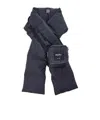 Max Mara Logo Scarf In Blue