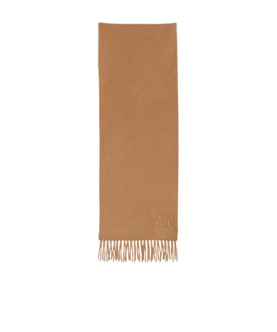 Max Mara Wsdalia Cachemire Scarf In Beige