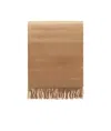 Max Mara Monogram Fringed-edge Cashmere Scarf In Brown