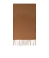 Max Mara Logo Scarf In Brown