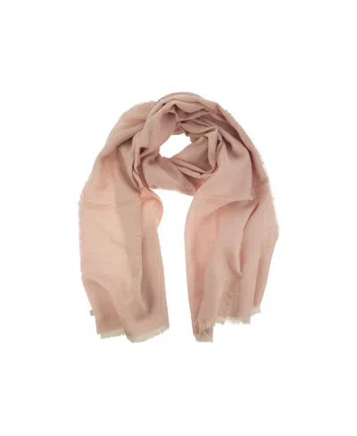 Max Mara Logo Scarf In Pink