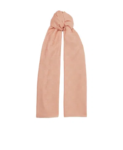Max Mara Logo Scarf In Pink