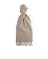 Max Mara Logo Scarf In White