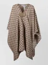 Max Mara Logo Scarf With Button Detail And Trim