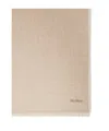 Max Mara Logo Shawl In Nude