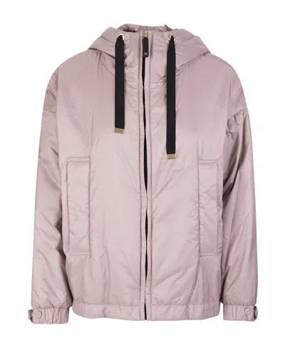 Max Mara Logo Short-sleeved Jacket In Pink