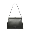 Max Mara Logo Shoulder Bag In Black