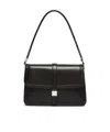 Max Mara Natural Leather Handbag In Black
