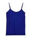 Max Mara Logo Sling Vest In Blue