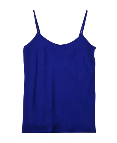 Max Mara Logo Sling Vest In Blue