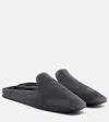 Max Mara Logo Suede Mules In Multi