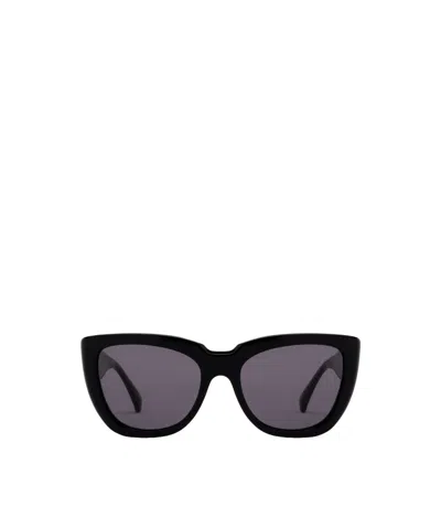 Max Mara Logo Sunglasses In Black