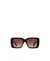 Max Mara Logo Sunglasses In Black
