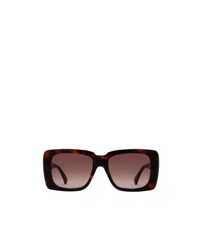 Max Mara Logo Sunglasses In Black