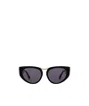 Max Mara Logo Sunglasses In Black