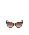 Max Mara Mm0058 Sunglasses In Brown