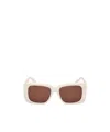 Max Mara Logo Sunglasses In Brown