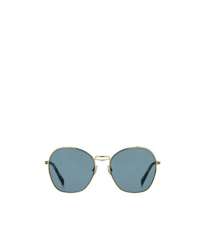 Max Mara Logo Sunglasses In Gray