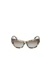 Max Mara Logo Sunglasses In Gray