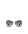 Max Mara Logo Sunglasses In Gray