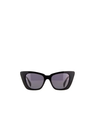 Max Mara Logo Sunglasses In Gray
