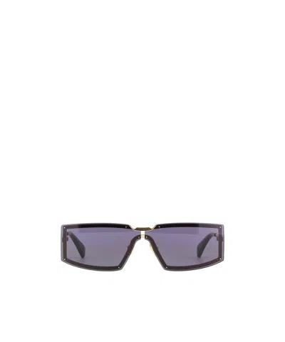 Max Mara Logo Sunglasses In Gray