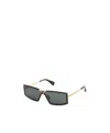 Max Mara Logo Sunglasses In Gray