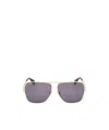 Max Mara Logo Sunglasses In Gray