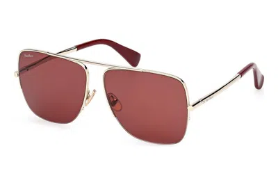 Max Mara Aviator-style Sunglasses In Multicolor