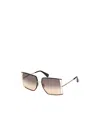 Max Mara Logo Sunglasses In Nude