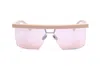 Max Mara Logo Sunglasses In Pink